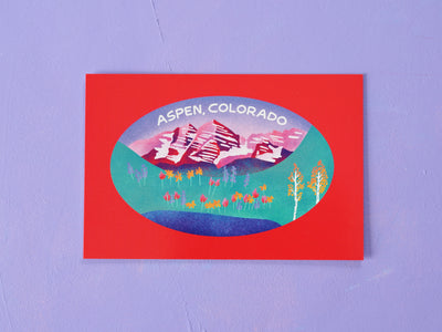 Aspen Colorado Postcard