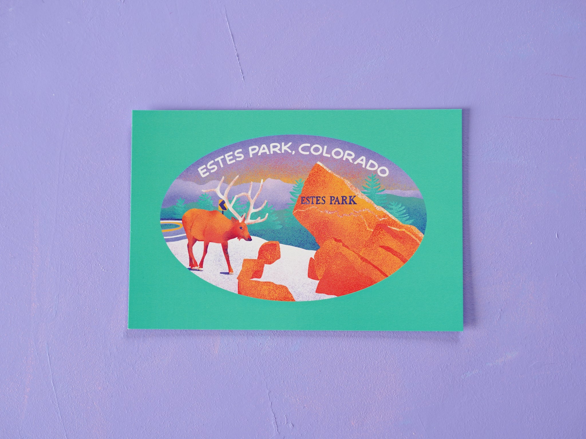 Estes Park Colorado Postcard