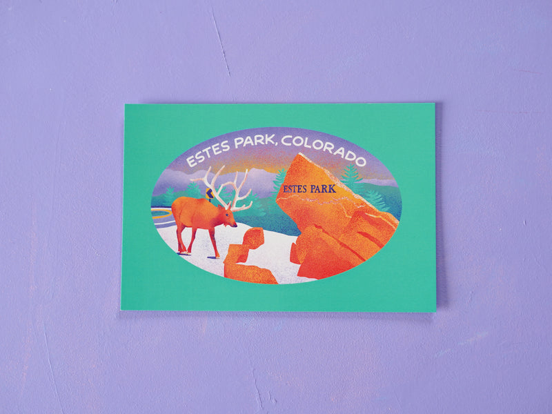 Estes Park Colorado Postcard