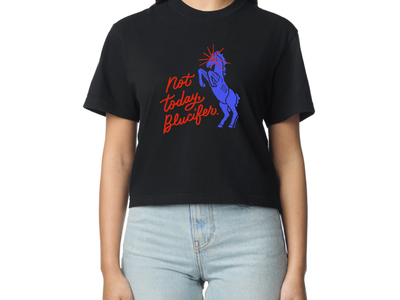 Not Today Blucifer Tee - Black - PREORDER