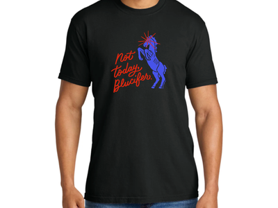 Not Today Blucifer Tee - Black - PREORDER