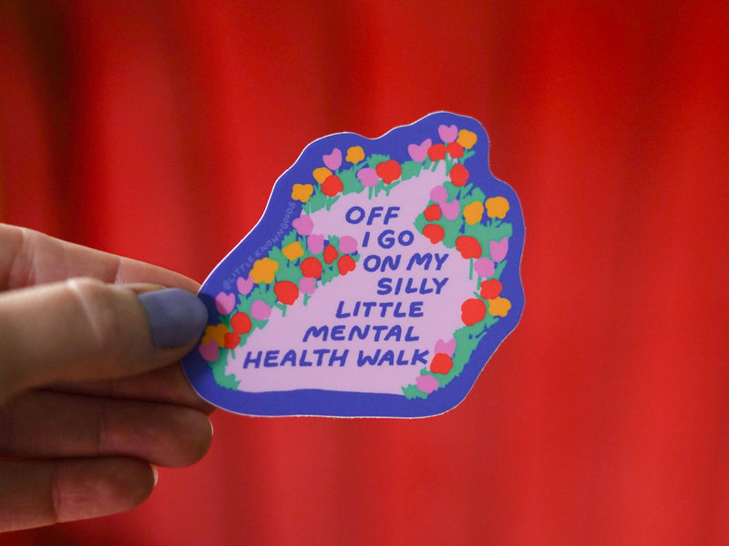 Silly Little Mental Health Walk Sticker