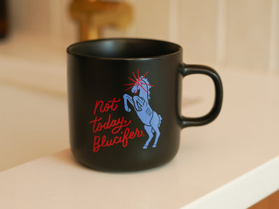 Not Today Blucifer Mug