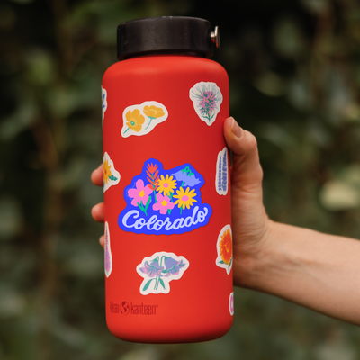 Colorful Colorado Wildflower Sticker