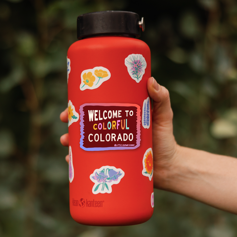 Colorful Colorado Sticker