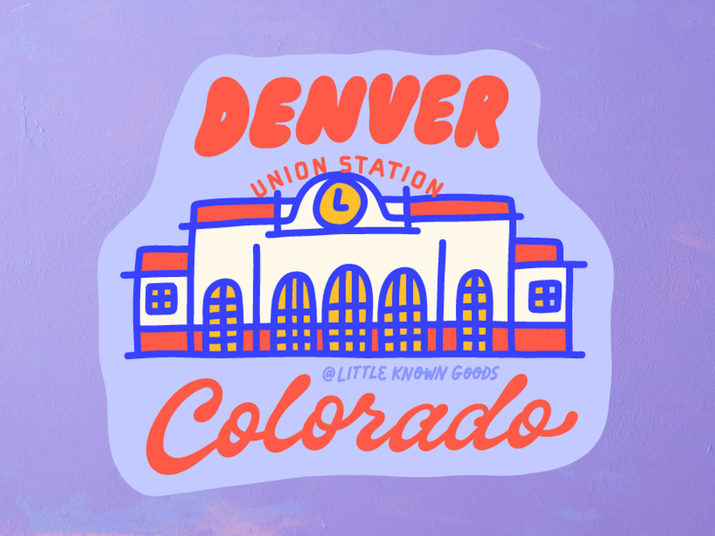 Denver Colorado Union Station Sticker