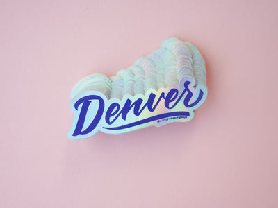 Denver Holographic Sticker
