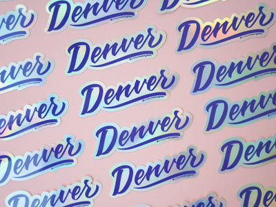 Wholesale — Denver Holographic Sticker
