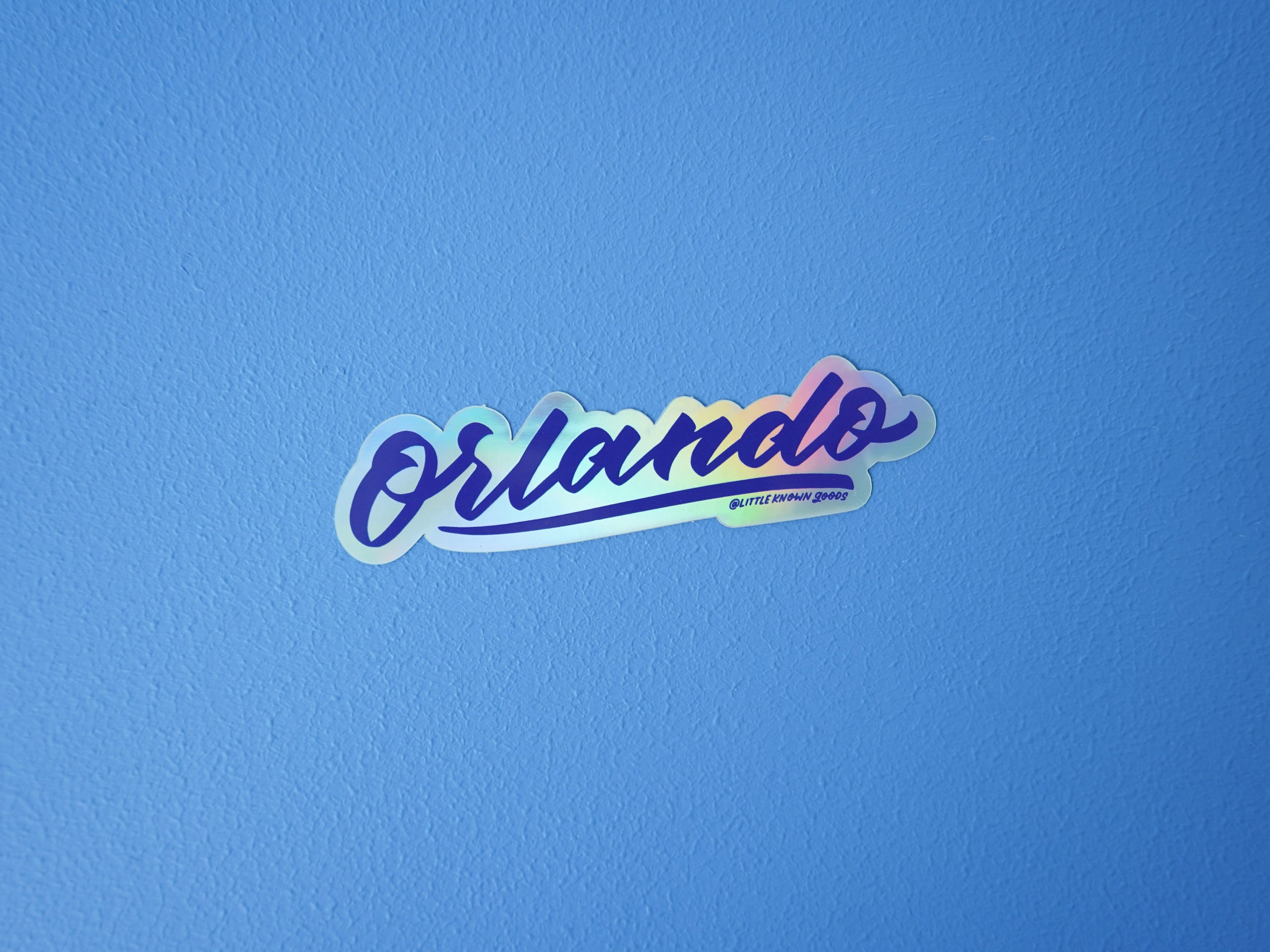 Orlando Holographic Sticker