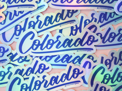 Colorado Holographic Sticker