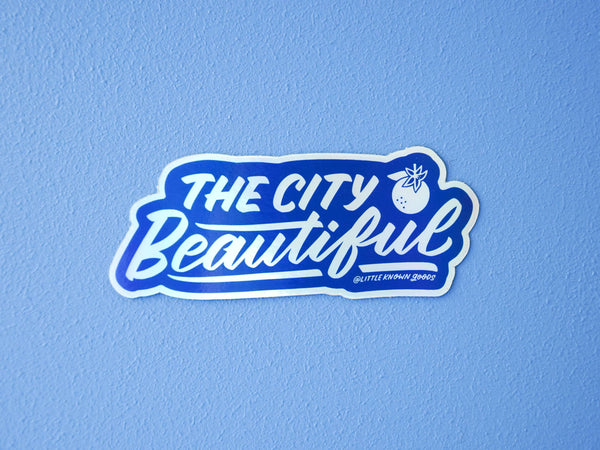 City Beautiful Holographic Sticker