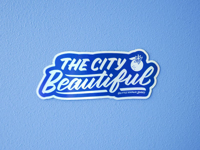 Wholesale — City Beautiful Holographic Sticker