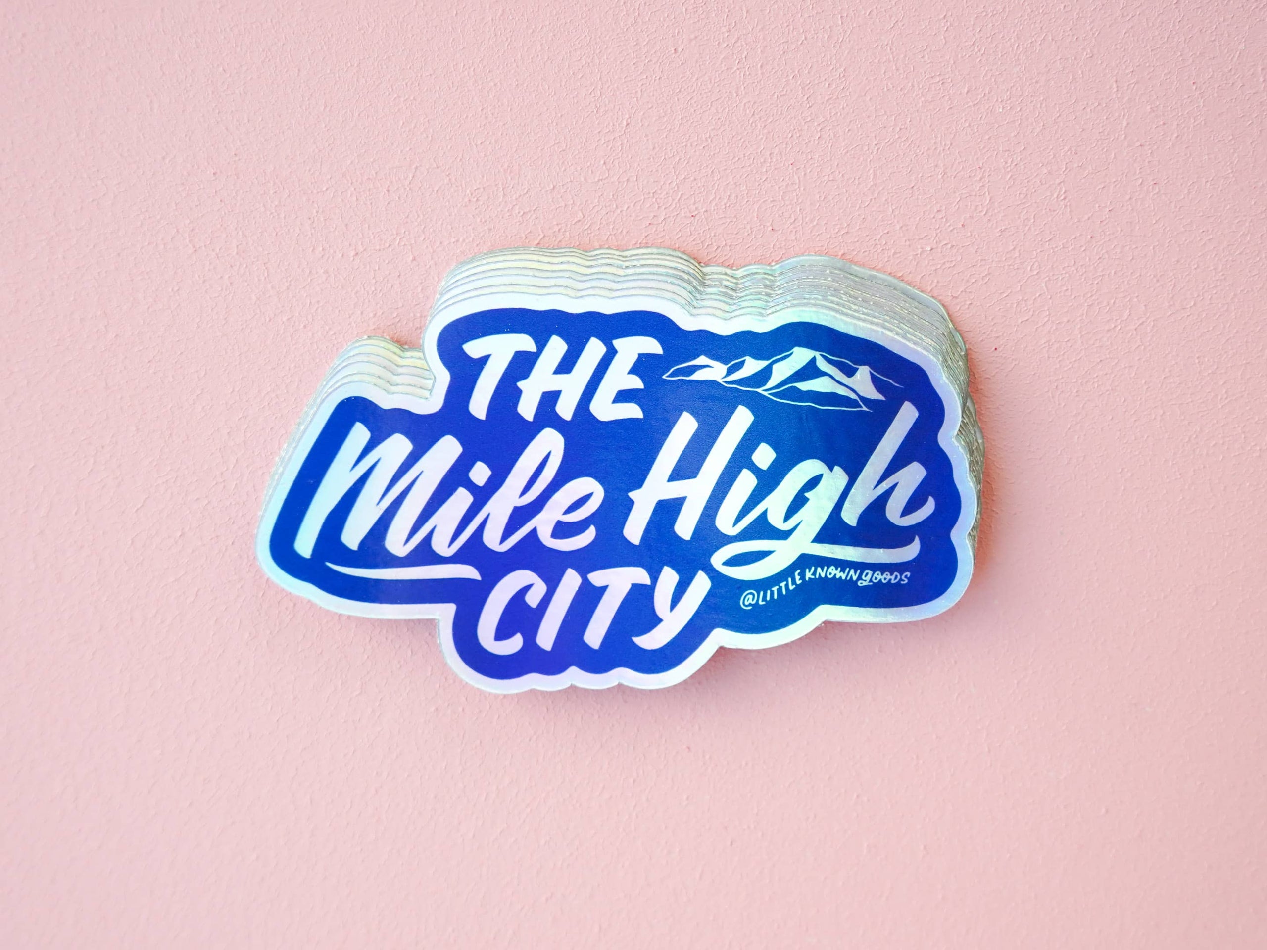 Wholesale — Mile High City Holographic Sticker