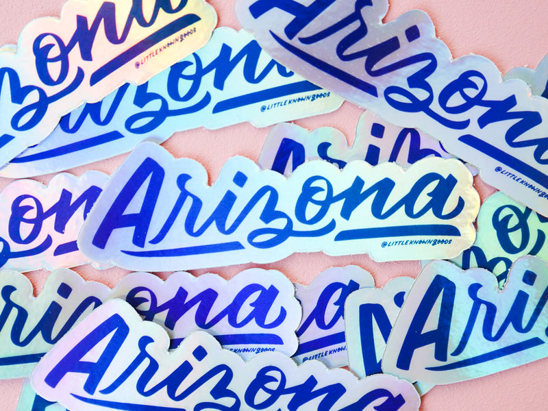 Arizona Holographic Sticker