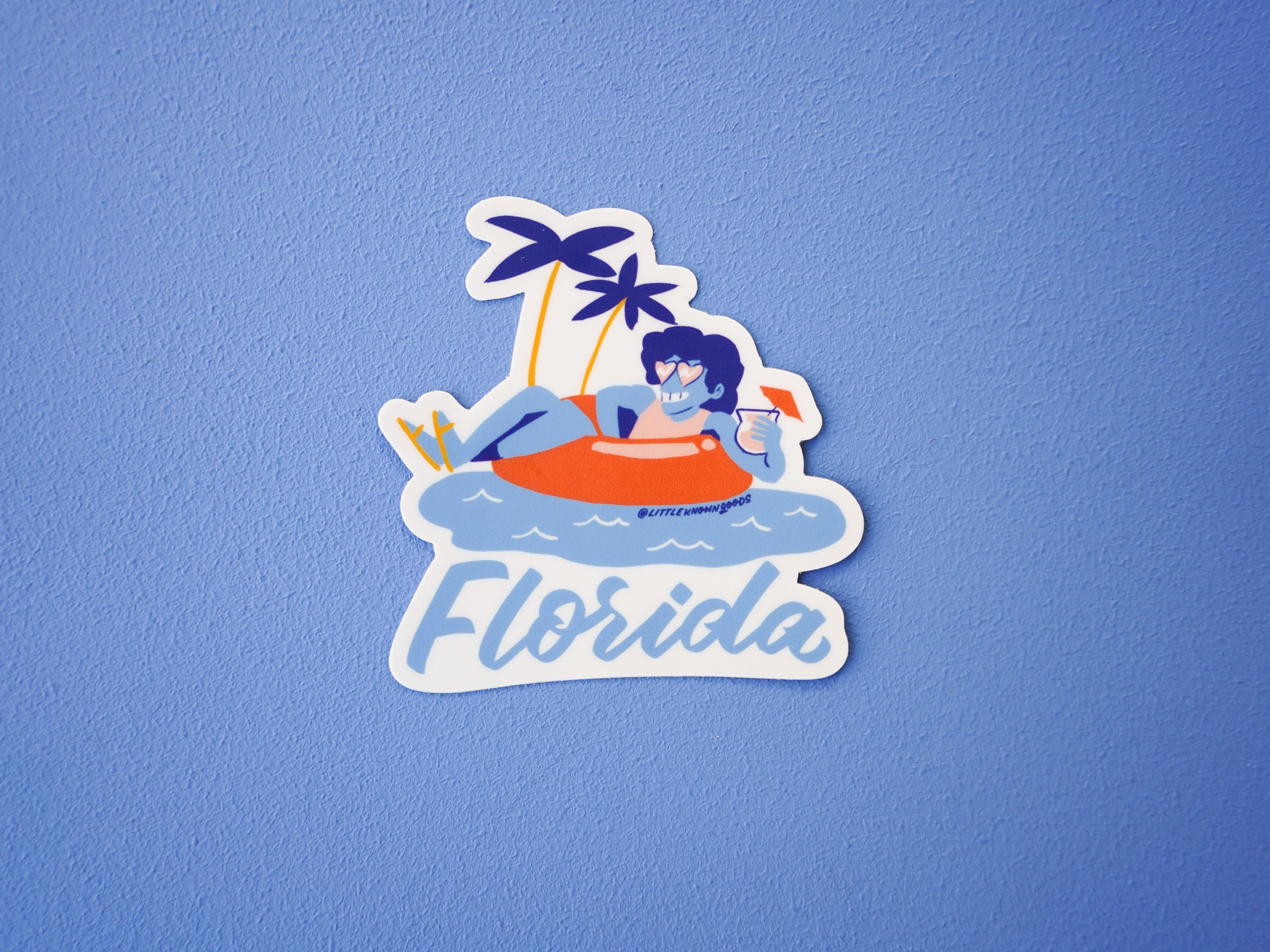 Florida Float Sticker