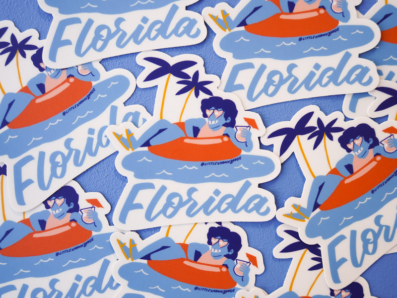 Wholesale — Florida Float Sticker