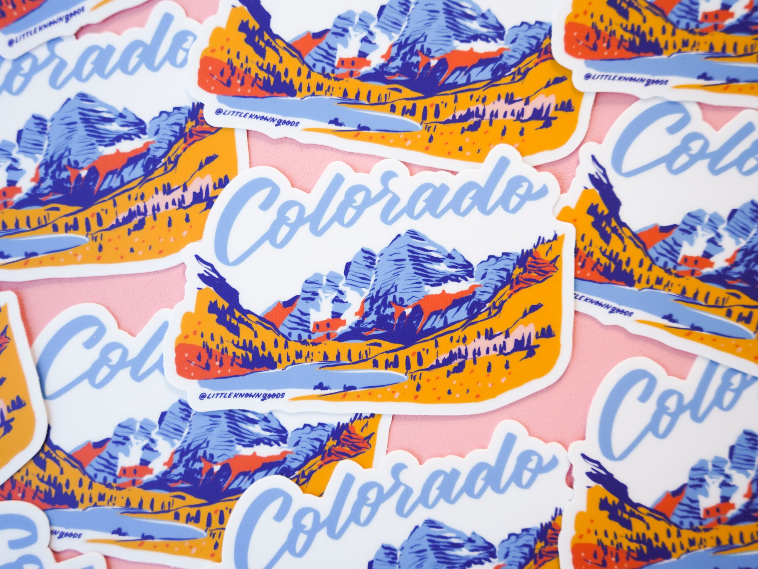 Colorado Maroon Bells Sticker