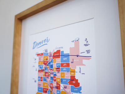 Denver Map - 11x14"