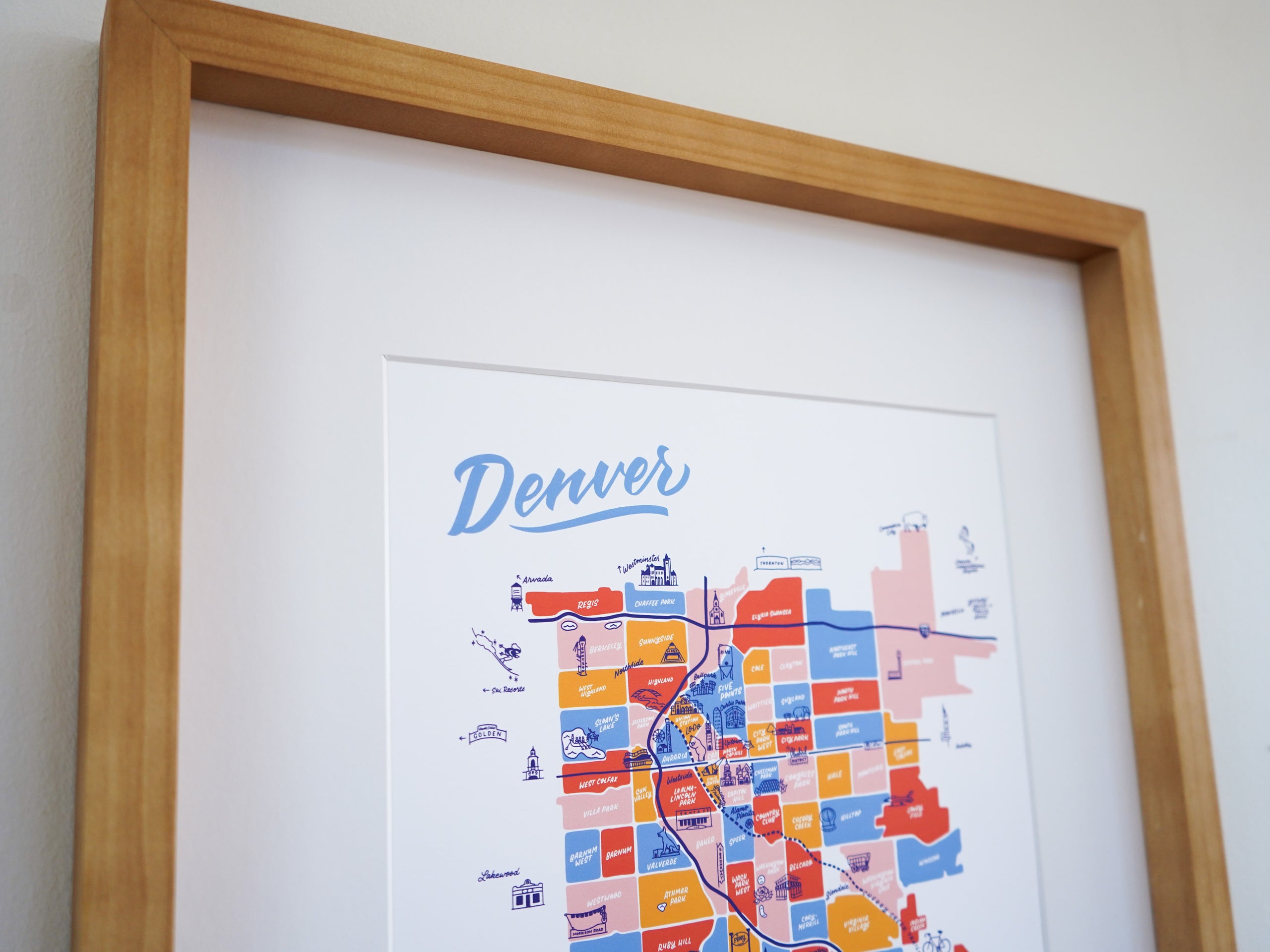 Denver Map - 11x14"