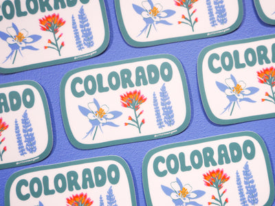 Colorado Wildflower Sticker