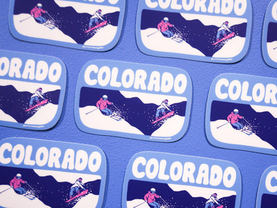 Colorado Ski Sticker